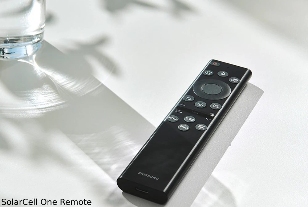 تلویزیون 65 اینچ سامسونگ BU8000 با کنترل از راه دور SolarCell One Remote